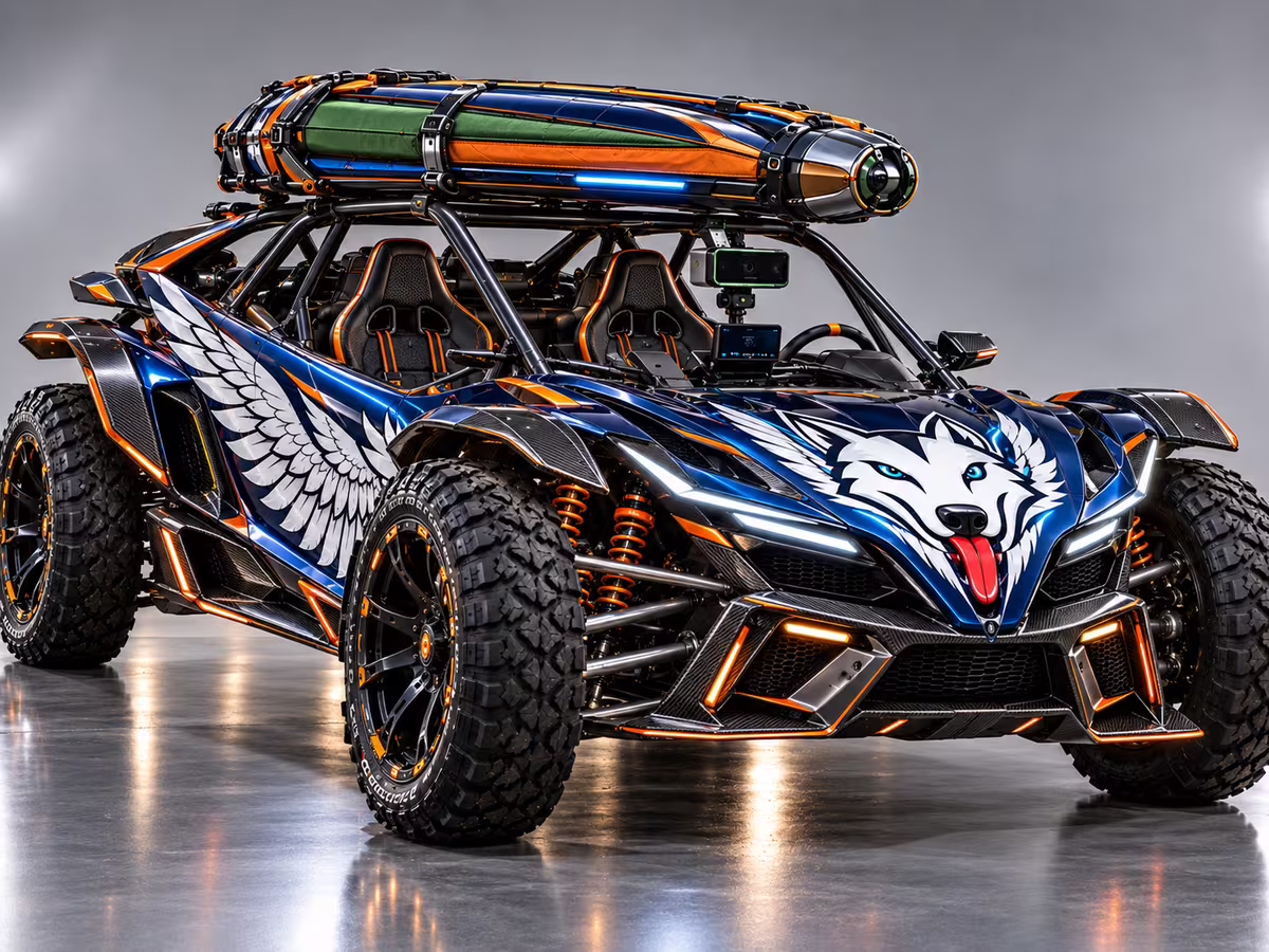 WOWLS! Minghan-Class tactical nomad buggy with AutoYurt pod